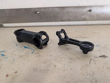 attacco manubrio Zipp SL 100 e supporto Garmin 