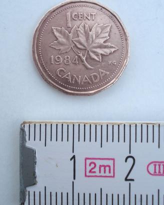 1 Cent canadese raro del 1984 – Queen Elizabeth II