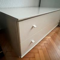 Cassettiera bianca da camera/salotto/ufficio €20