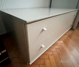 Cassettiera bianca da camera/salotto/ufficio €20