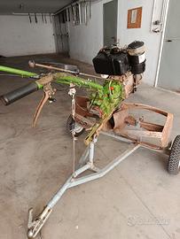 Motozappa con carrello