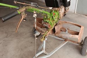 Motozappa con carrello
