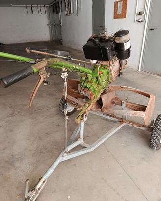 Motozappa con carrello