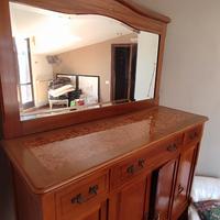 Comò con specchiera anni '30