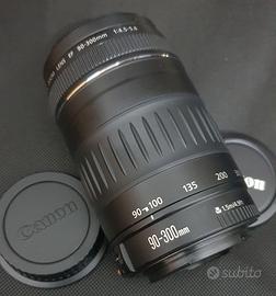 Canon 90/300 ef zoom tele perfetto pari al nuovo