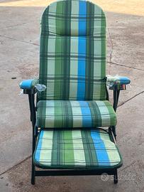 Poltrona allungabile imbottita