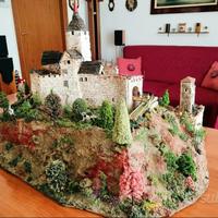 Espositore/diorama presepe e plastico ferroviario 