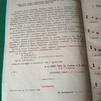spartito canti gregoriani 1922