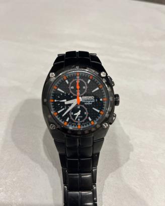 Seiko sportura acciao nero temprato al titanio ner