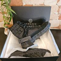 VERSACE STIVALI IN CAMOSCIO ORIGINALI N.44