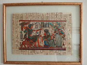 Quadro pergamena Egizia