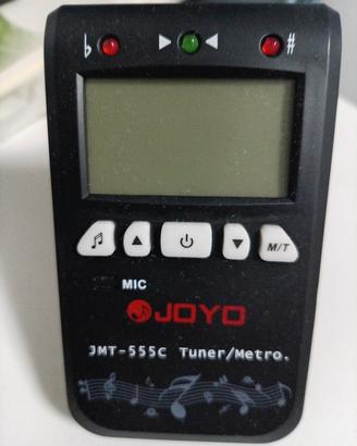 JOYO JMT‑555C – Accordatore + Metronomo