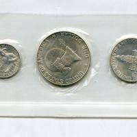 USA SET 1976 CON 3 PZ. ARGENTO 0,400 KENNEDY