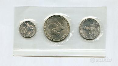 USA SET 1976 CON 3 PZ. ARGENTO 0,400 KENNEDY