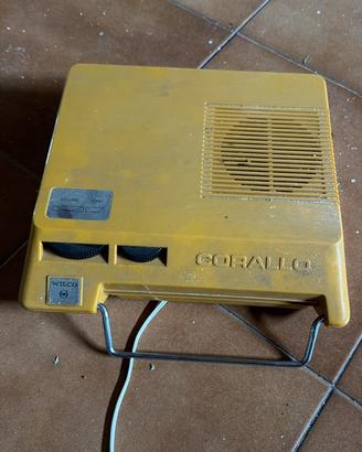 mangia dischi vintage Wilco corallo anni 70