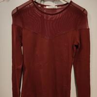 Maglietta con trasparenze 