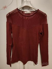 Maglietta con trasparenze 