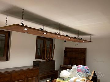 Mensola da taverna con faretti