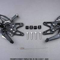 Pedane arretrate STREET TRIPLE 765 R S 2017 2025