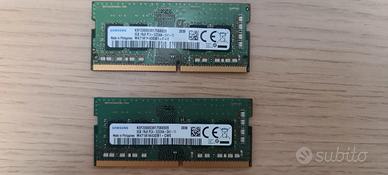 RAM 16GB DDR4 (2x8GB) per laptop