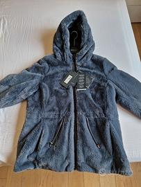 Giacca donna taglia 50 color grigio reversibile