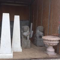 sculture pietra e marmo vecchie