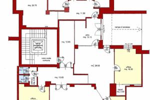 Ufficio spazioso di 236 m² nel centro s
