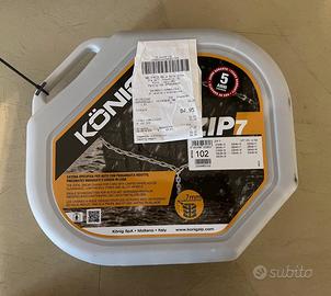 Catene da neve König ZIP7 102 (7mm) NUOVE sigillat