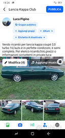 Ricambi per lancia kappa coupe