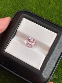 Zaffiro Rosa 3.85 ct taglio Cushion certificato