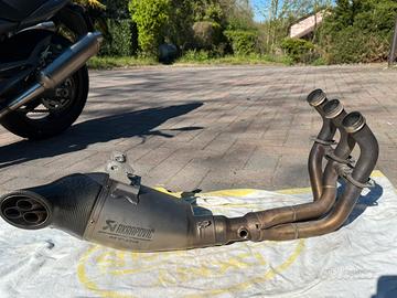 Scarico completo decat akrapovic tracer 900 /mt09
