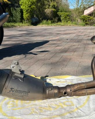 Scarico completo decat akrapovic tracer 900 /mt09