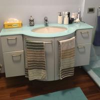 Mobile bagno con lavabo e miscelatore Grohe 120 cm