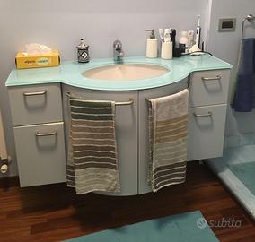 Mobile bagno con lavabo e miscelatore Grohe 120 cm