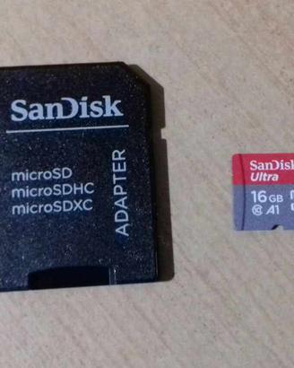 Micro Sim estensione memoria 16 GB con adattatore