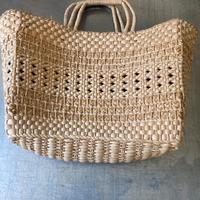 Vecchia borsa in canapa