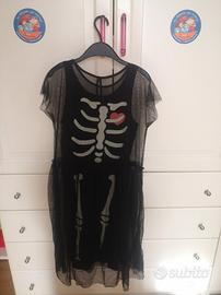 HALLOWEEN VESTITO DA SCHELETRO 