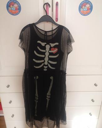 HALLOWEEN VESTITO DA SCHELETRO 