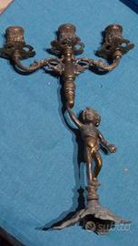 Candelabro in bronzo 