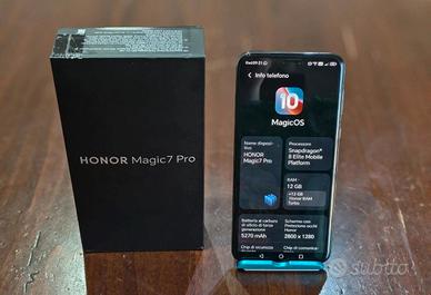 Honor magic 7 pro come nuovo in garanzia