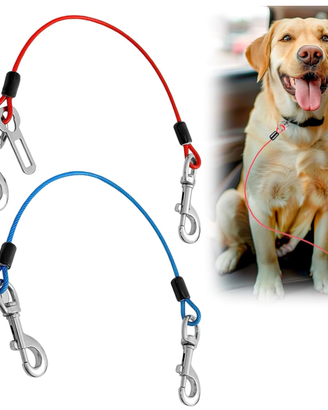 2 pezzi cintura di sicurezza auto per cani , corda