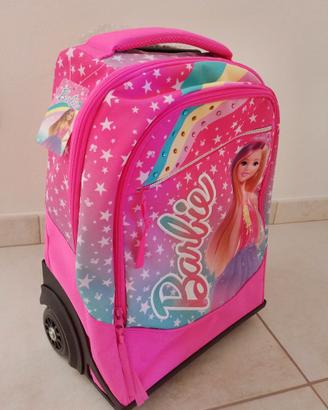Zaino Trolley Barbie NUOVO 36L Scuola Elementare
