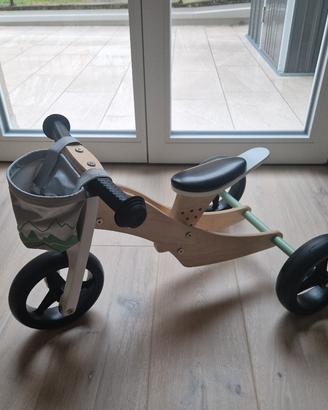 Bicicletta/Triciclo legno - regolabile