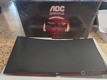monitor AOC 34" gaming curvo