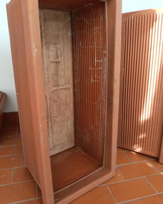 GARDEN ITALIA VASO FIORIERA A CASSETTA COLORE COTT