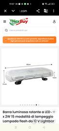 Barra luminosa a led ,