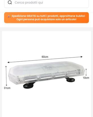 Barra luminosa a led ,
