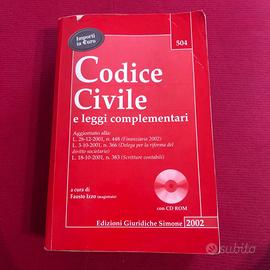 Codice civile Edizioni Giuridiche Simone 2002