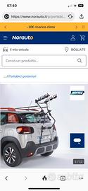 Porta bici Mottez da tre bici