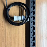 Multipresa elettrica professionale 12 posti +2 IEC